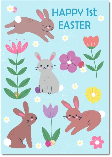 Doodlecards first 1st easter - 1st,