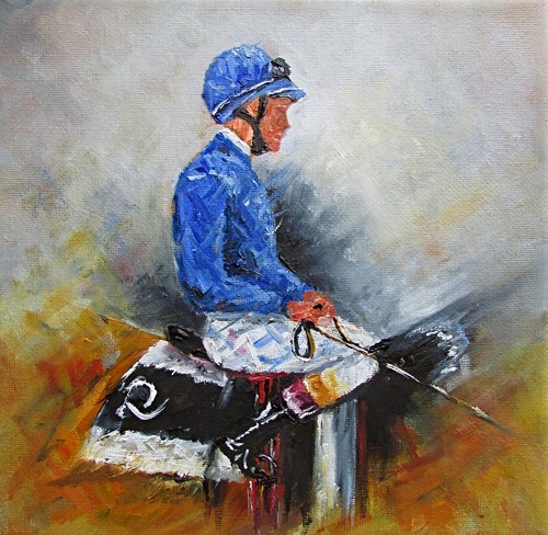 Jockey horse racing original - horse,