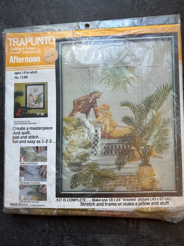 Vintage trapunto quilting - vintage,