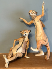A BREED APART  Country Artists - 2 x Meerkat Figurines  SAMBA 04513 & MUSE 04413