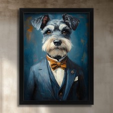 Schnauzer Art Print Dog Poster