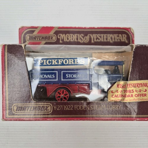 Matchbox y27 1922 foden - y27,