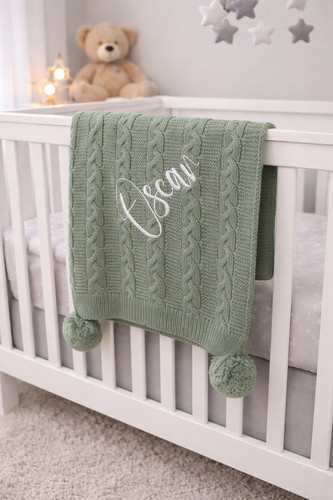 Personalised baby blanket