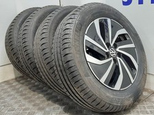 Set Of 2024 Genuine 15 Inch VOLKSWAGEN POLO Alloy Wheels & Tyres 2G0601025AS