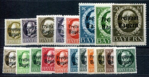 Bavaria 1919 152 170a - 1919, mnh