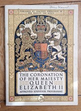 The Coronation of Her Majesty Queen Elizabeth II Approved Souvenir Programme