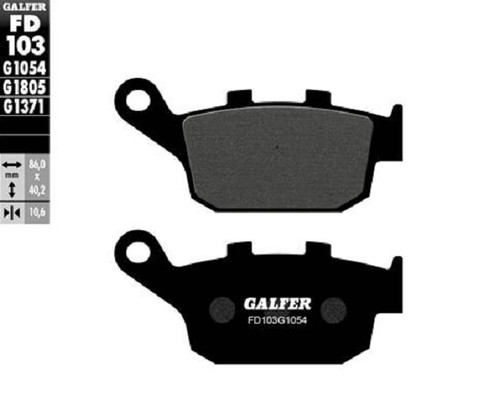Galfer brake pads - brake, yamaha