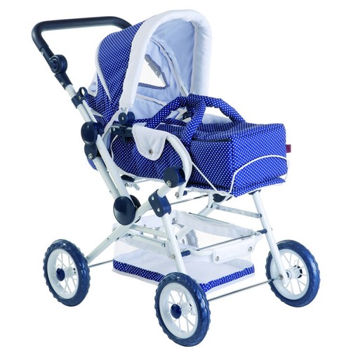 Gotz doll blue pram - doll's,