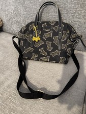 Radley Kenwood oilskin cross body bag & matching purse Excellent condition Black