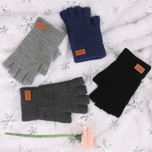Thermal fingerless gloves mens - thermal,