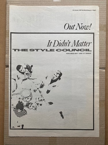 Style council didn matter - council,