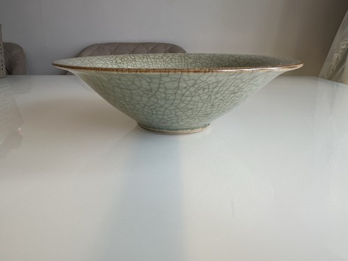 Ceramic bowl pale green - ,