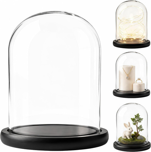 Artlass glass cloche - glass, jar