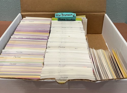 Canada stamp collection - canada, on