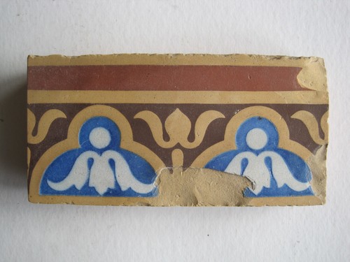 Antique victorian minton x - minton, 6"