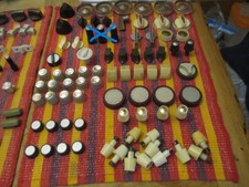 VINTAGE KNOBS FOR RECORD PLAYERS, AMPLIFIERS, RADIOS.ETC. 1960's. 1 KNOB ONLY