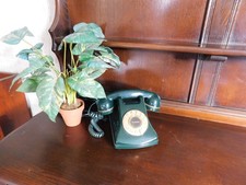 Vintage Dark Green Push Button