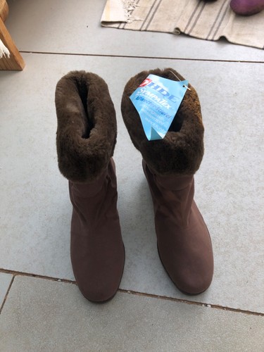 Brown faux suede roflex - faux,