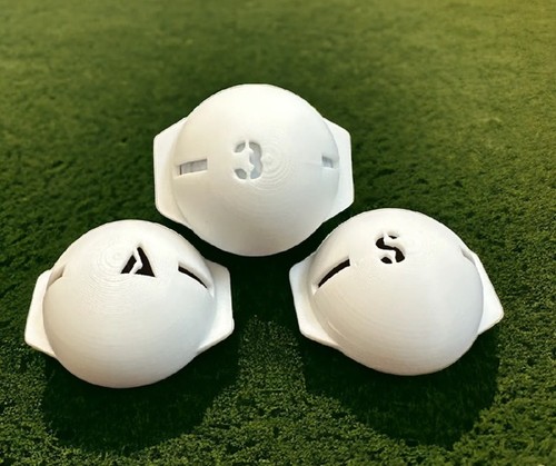 Personalised golf ball stencil - personalised,