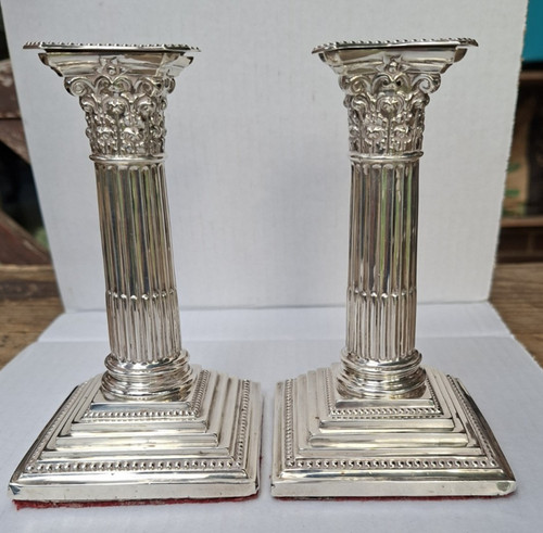 Pair antique 1905 - pair, sterling