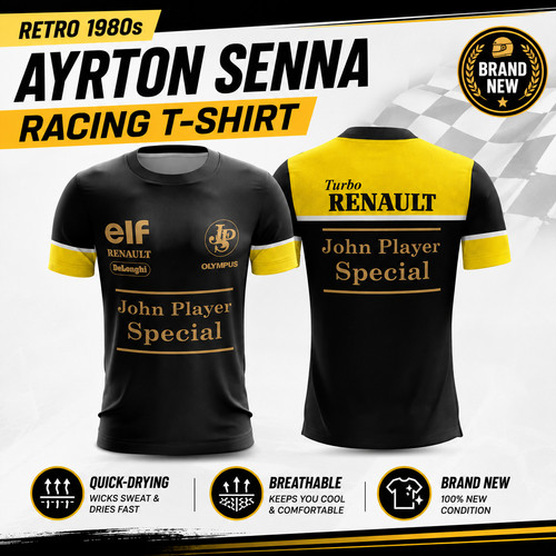Retro 1980s ayrton senna - 1980s,