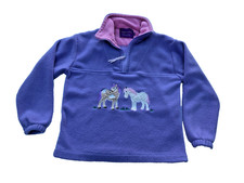 Girls pony themed fleece