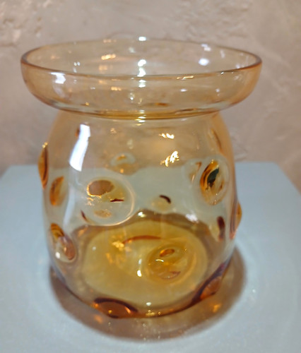 Vintage thomas webb amber - vintage,