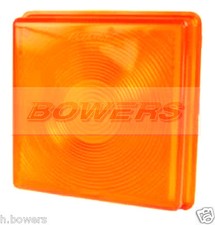 Amber indicator light - indicator, lens