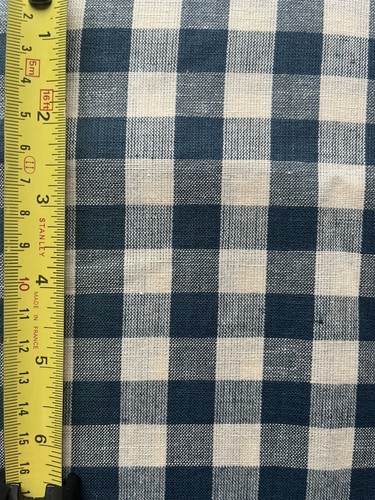 Woven gingham fabric - fabric, by