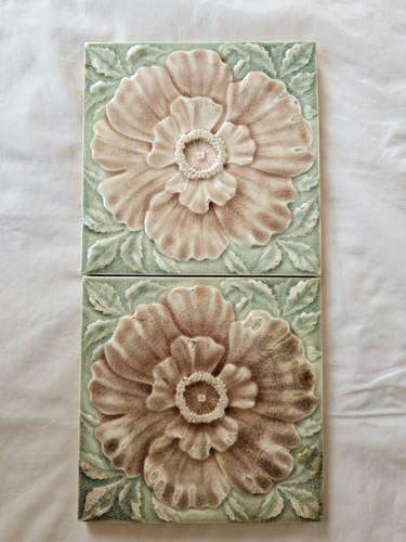 Pair floral design minton - floral,