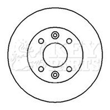 2x Brake Discs Vented For