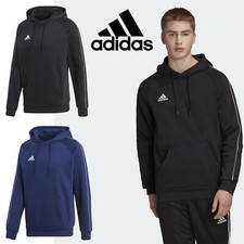 Junior adidas Hoodie Core 18 Hoody Sweatshirt Pullover Top Jumper Boys Girls Kid