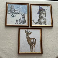 Framed prints, set of three
