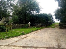 Photo A3 The cross at Kerris Manor Farm Newlyn  c2020