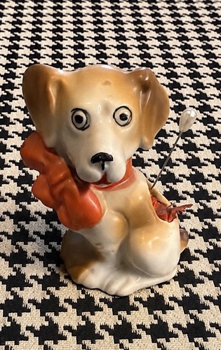 Vtg puppy dog pin - dog, cushion