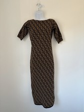 Vintage Stretch Knit Dress –