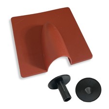 1x Brown Brick Buster Plate &