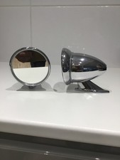 Classic Chrome Torpedo Wing Mirrors.