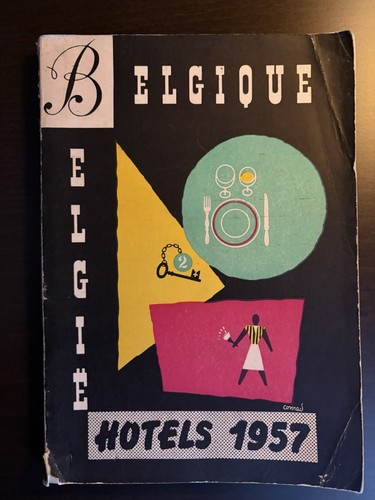 1957 belgique hotels pensions - hotels,