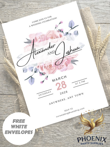 Personalised pink floral - personalised,