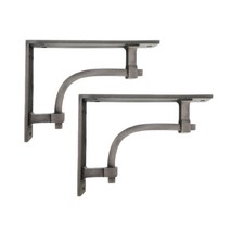 Shelf Bracket Pair of Pewter