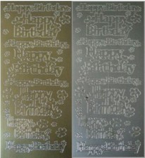 Happy Birthday Silver Gold