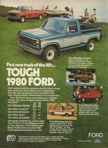 1980 ford pickup truck - 1980,