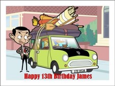 Mr Bean Cake Toppers Edible