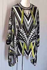 Julien Macdonald (QVC) Ladies' Lined Waterfall Style Top w Flutter Sleeves UK 14