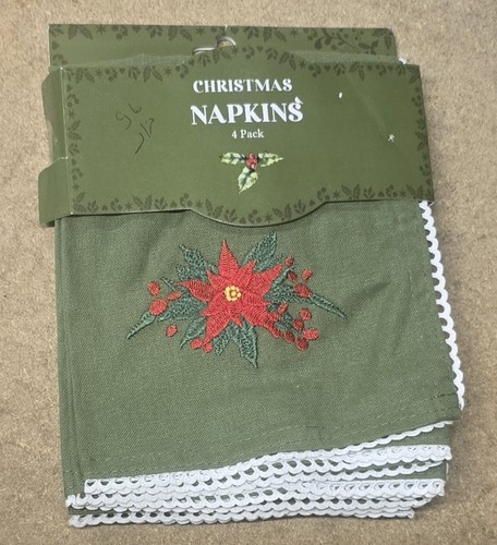 Pack christmas napkins green - pack,