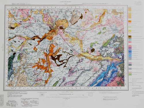 Nine unfolded sheet maps - sheet,