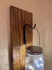 Hanging Wooden Lantern Mason