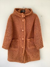 RED HERRING LADIES RUST BROWN WINTER COAT SIZE UK 18
