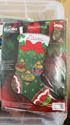 Bucilla jewelled ornaments - jewelled,